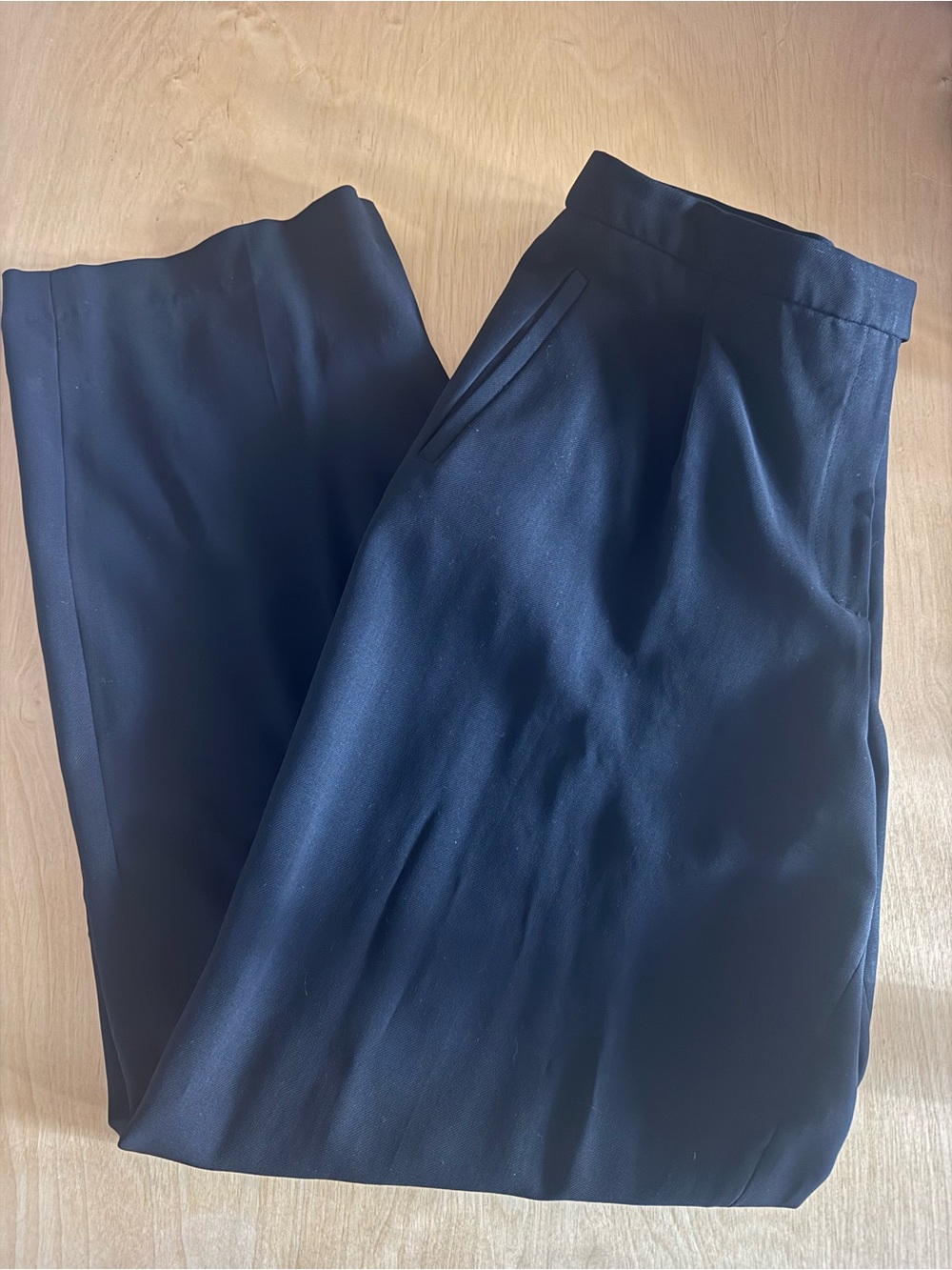 Armani Black Pleated Dress Pants